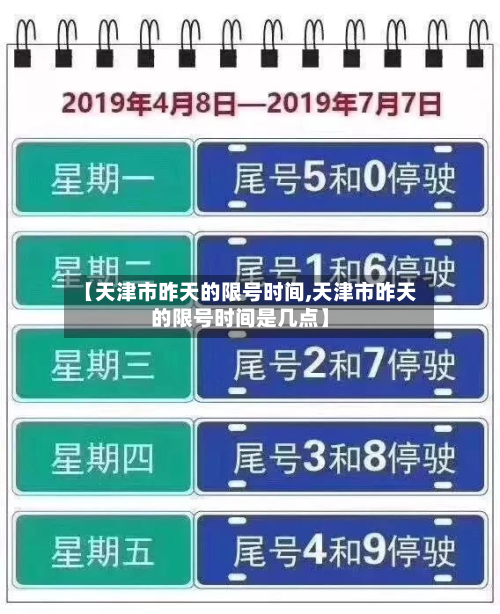 【天津市昨天的限号时间,天津市昨天的限号时间是几点】-第2张图片