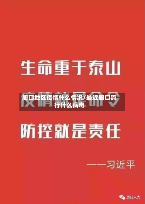 周口地区疫情什么情况/最近周口流行什么病毒