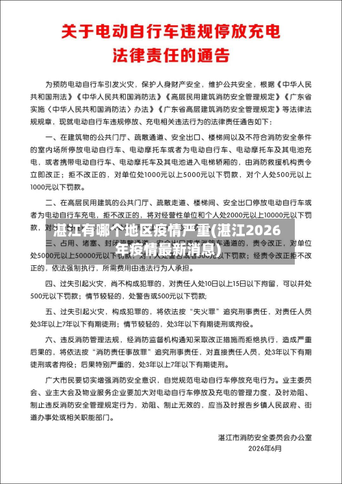 湛江有哪个地区疫情严重(湛江2026年疫情最新消息)-第2张图片