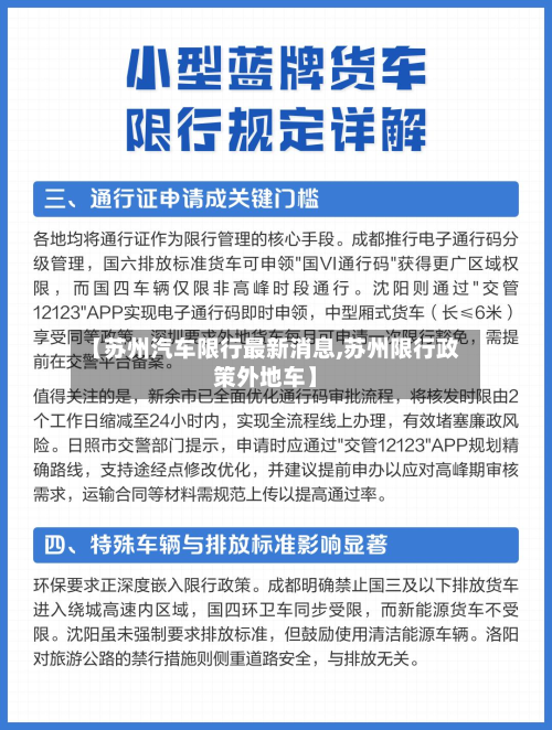 【苏州汽车限行最新消息,苏州限行政策外地车】