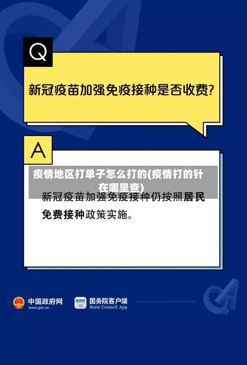 疫情地区打单子怎么打的(疫情打的针在哪里查)-第2张图片
