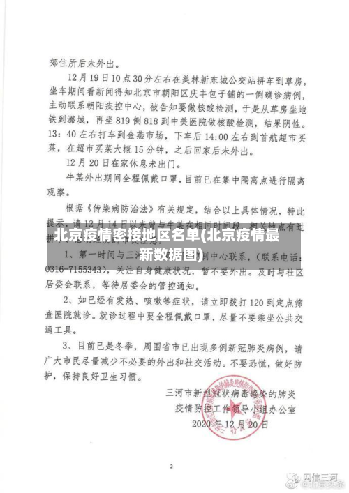 北京疫情密接地区名单(北京疫情最新数据图)