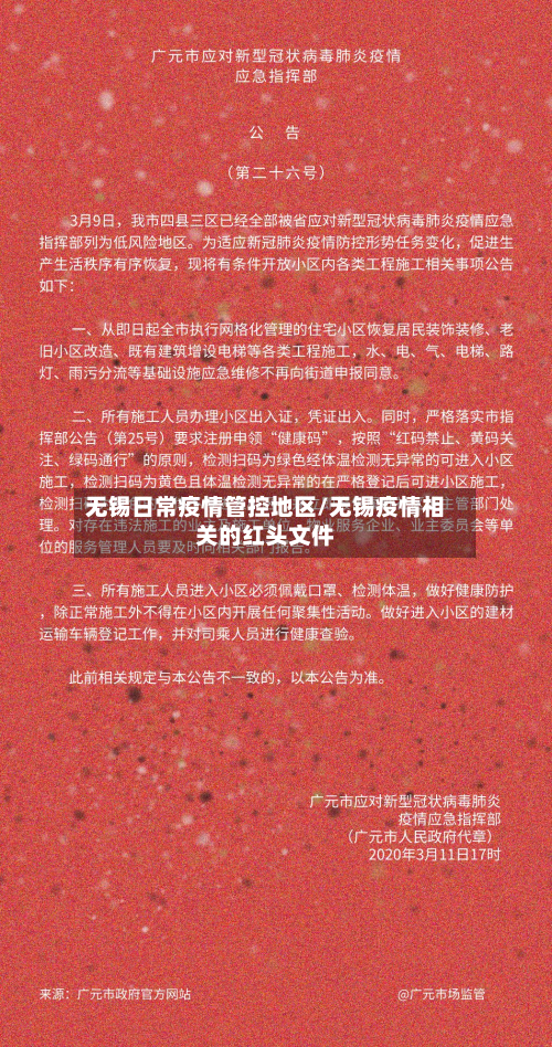 无锡日常疫情管控地区/无锡疫情相关的红头文件-第2张图片