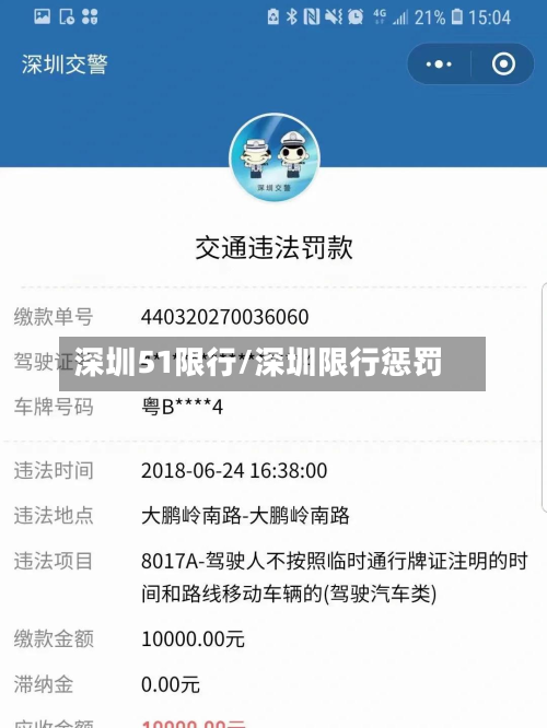 深圳51限行/深圳限行惩罚-第2张图片