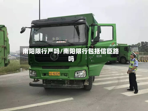 南阳限行严吗/南阳限行包括信臣路吗