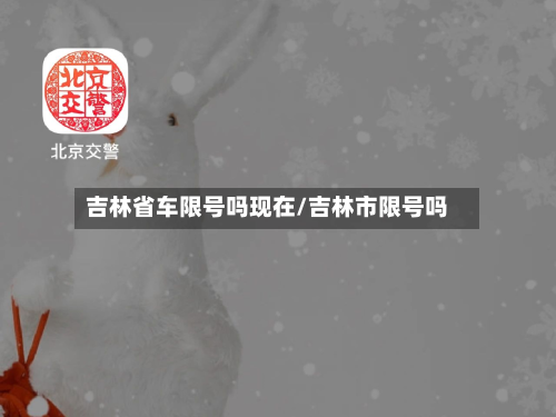 吉林省车限号吗现在/吉林市限号吗-第3张图片