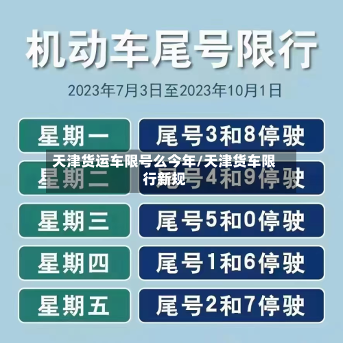 天津货运车限号么今年/天津货车限行新规-第3张图片