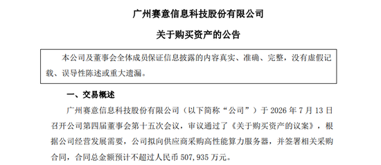 300687，拟50亿元加码算力服务器
