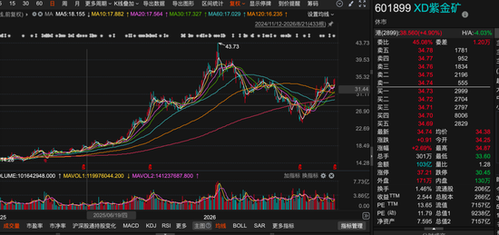 邓晓峰，再现身601899！中东资本加仓